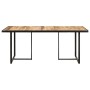 Esstisch aus rohem Mangoholz 160 cm von vidaXL, Küchen- und Esstische - Ref: Foro24-320693, Preis: 203,38 €, Rabatt: %
