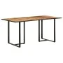 Esstisch aus rohem Mangoholz 160 cm von vidaXL, Küchen- und Esstische - Ref: Foro24-320693, Preis: 200,18 €, Rabatt: %