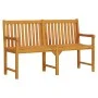 Garden bench 150 cm solid acacia wood by vidaXL, garden benches - Ref: Foro24-316611, Price: 162,06 €, Discount: %