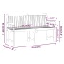 Garden bench 150 cm solid acacia wood by vidaXL, garden benches - Ref: Foro24-316611, Price: 169,96 €, Discount: %
