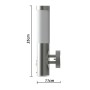 Außenwandleuchte mit Bewegungsmelder Edelstahl von vidaXL, Außenbeleuchtung - Ref: Foro24-40371, Preis: 28,70 €, Rabatt: %