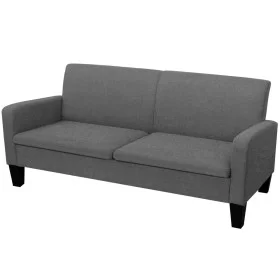 3-seater sofa 180x65x76 cm dark gray by vidaXL, Sofas - Ref: Foro24-244712, Price: 297,32 €, Discount: %