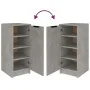 Mueble zapatero madera contrachapada gris hormigón 30x35x70 cm de vidaXL, Zapateros y organizadores de calzado - Ref: Foro24-...