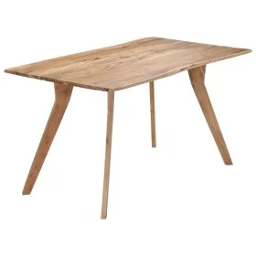 Esstisch aus massivem Akazienholz 140x80x76 cm von vidaXL, Küchen- und Esstische - Ref: Foro24-247977, Preis: 282,68 €, Rabat...