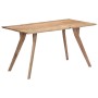 Esstisch aus massivem Akazienholz 140x80x76 cm von vidaXL, Küchen- und Esstische - Ref: Foro24-247977, Preis: 289,35 €, Rabat...