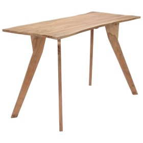 Mesa de comedor madera maciza de acacia 120x58x76 cm