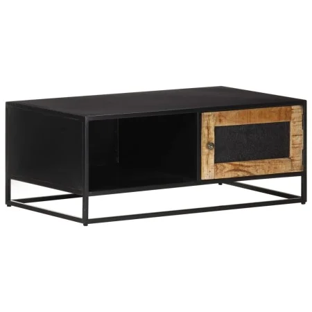 Rough mango wood coffee table 90x50x35 cm by vidaXL, Coffee table - Ref: Foro24-323149, Price: 160,31 €, Discount: %
