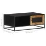 Mesa de centro madera de mango rugosa 90x50x35 cm de vidaXL, Mesas de centro - Ref: Foro24-323149, Precio: 160,28 €, Descuent...