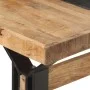 Mesa de comedor madera de mango rugosa 180x90x76 cm de vidaXL, Mesas de cocina y de comedor - Ref: Foro24-321610, Precio: 407...