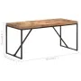 Solid acacia and mango wood dining table 160x70x76 cm by vidaXL, Kitchen and dining tables - Ref: Foro24-323550, Price: 279,1...