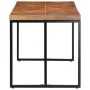 Solid mango and acacia wood dining table 140x70x76 cm by vidaXL, Kitchen and dining tables - Ref: Foro24-323548, Price: 200,9...