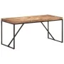 Solid acacia and mango wood dining table 160x70x76 cm by vidaXL, Kitchen and dining tables - Ref: Foro24-323550, Price: 279,1...