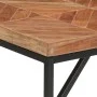 Solid mango and acacia wood dining table 140x70x76 cm by vidaXL, Kitchen and dining tables - Ref: Foro24-323548, Price: 200,9...