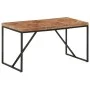 Solid mango and acacia wood dining table 140x70x76 cm by vidaXL, Kitchen and dining tables - Ref: Foro24-323548, Price: 200,9...