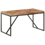 Solid mango and acacia wood dining table 140x70x76 cm by vidaXL, Kitchen and dining tables - Ref: Foro24-323548, Price: 200,9...