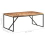 Solid acacia and mango wood dining table 180x90x76 cm by vidaXL, Kitchen and dining tables - Ref: Foro24-323552, Price: 309,2...