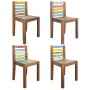 Dining chairs 4 units recycled solid wood by vidaXL, dining chairs - Ref: Foro24-326180, Price: 295,35 €, Discount: %