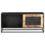 Mueble para TV de madera maciza de mango rugosa 90x30x40 cm de vidaXL, Muebles TV - Ref: Foro24-323150, Precio: 154,61 €, Des...