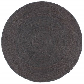 Dark Gray Round Handwoven Jute Rug 210cm by vidaXL, Rugs - Ref: Foro24-343597, Price: 112,54 €, Discount: %