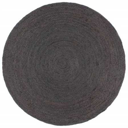 Dark Gray Round Handwoven Jute Rug 210cm by vidaXL, Rugs - Ref: Foro24-343597, Price: 110,63 €, Discount: %