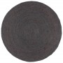 Dark Gray Round Handwoven Jute Rug 210cm by vidaXL, Rugs - Ref: Foro24-343597, Price: 110,63 €, Discount: %