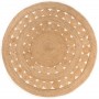 Alfombra redonda de yute trenzado 180 cm de vidaXL, Alfombras - Ref: Foro24-343590, Precio: 111,16 €, Descuento: %