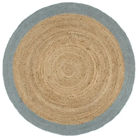 Alfombra hecha a mano de yute con borde verde oliva 240 cm de vidaXL, Alfombras - Ref: Foro24-343610, Precio: 152,82 €, Descu...
