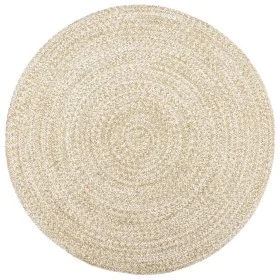 Handmade brown and white jute rug 180 cm by vidaXL, Rugs - Ref: Foro24-343617, Price: 98,45 €, Discount: %