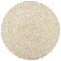 Handmade brown and white jute rug 180 cm by vidaXL, Rugs - Ref: Foro24-343617, Price: 98,45 €, Discount: %