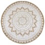 Alfombra redonda yute trenzado estampado 240 cm de vidaXL, Alfombras - Ref: Foro24-343589, Precio: 178,52 €, Descuento: %