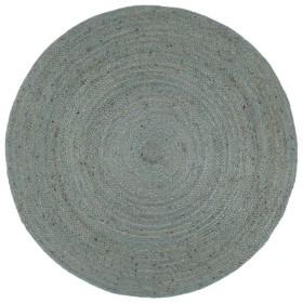 Olivgrüner runder handgewebter Juteteppich 240 cm von vidaXL, Teppiche - Ref: Foro24-343601, Preis: 170,32 €, Rabatt: %