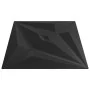 Paneles de pared 24 uds XPS estrella negro 50x50 cm 6 m² de vidaXL, Recubrimiento de paredes - Ref: Foro24-356935, Precio: 72...