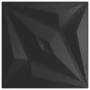 Paneles de pared 24 uds XPS estrella negro 50x50 cm 6 m² de vidaXL, Recubrimiento de paredes - Ref: Foro24-356935, Precio: 72...