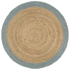 Handgefertigter Juteteppich mit olivgrünem Rand, 210 cm von vidaXL, Teppiche - Ref: Foro24-343609, Preis: 122,61 €, Rabatt: %