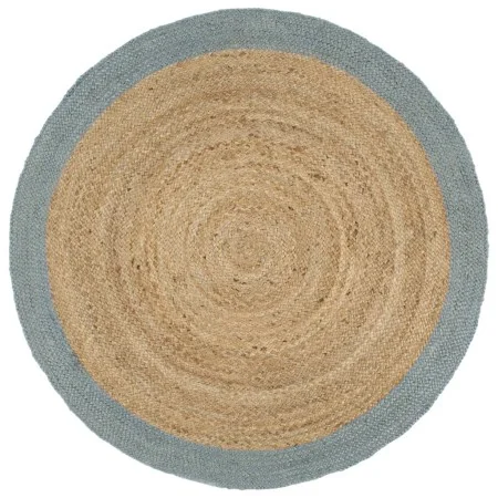 Alfombra hecha a mano de yute con borde verde oliva 210 cm de vidaXL, Alfombras - Ref: Foro24-343609, Precio: 122,61 €, Descu...