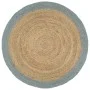 Alfombra hecha a mano de yute con borde verde oliva 210 cm de vidaXL, Alfombras - Ref: Foro24-343609, Precio: 122,61 €, Descu...