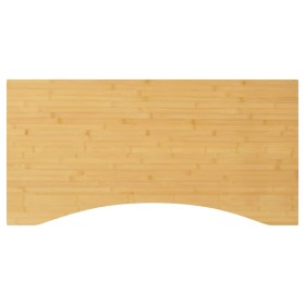 Tablero de escritorio de bambú 80x40x4 cm