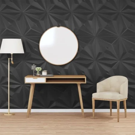 12 Stück XPS Stern Wandpaneele schwarz 50x50 cm 3 m² von vidaXL, Wandverkleidung - Ref: Foro24-356934, Preis: 42,13 €, Rabatt: %
