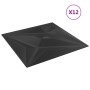 12 Stück XPS Stern Wandpaneele schwarz 50x50 cm 3 m² von vidaXL, Wandverkleidung - Ref: Foro24-356934, Preis: 42,85 €, Rabatt: %