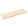 Wandregal aus unbehandeltem massivem Eichenholz, 180 x 60 x (2–6) cm von vidaXL, Regale und Regale - Ref: Foro24-363603, Prei...