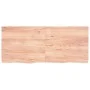 Estante pared madera roble tratada marrón claro 140x60x(2-4) cm de vidaXL, Estantes y estanterías - Ref: Foro24-363706, Preci...