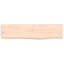 Untreated solid oak wood wall shelf 40x10x4 cm by vidaXL, Shelves and shelves - Ref: Foro24-363501, Price: 17,39 €, Discount: %
