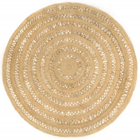 Alfombra hecha a mano de yute trenzado 210 cm de vidaXL, Alfombras - Ref: Foro24-343612, Precio: 107,29 €, Descuento: %