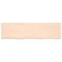 Estante de pared madera maciza roble sin tratar 180x50x(2-6) cm de vidaXL, Estantes y estanterías - Ref: Foro24-363601, Preci...