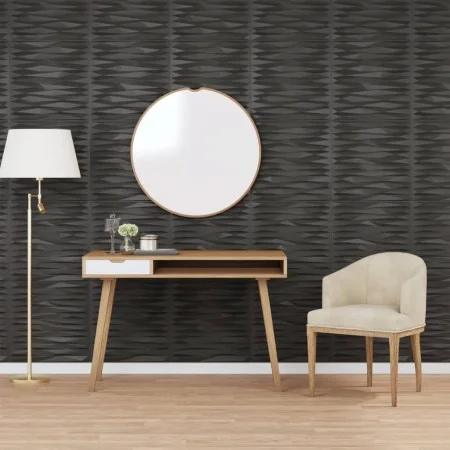 Paneles de pared 48 uds XPS piedra negro 50x50 cm 12 m² de vidaXL, Recubrimiento de paredes - Ref: Foro24-356942, Precio: 113...