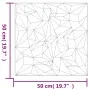 Paneles de pared 24 uds XPS amatista blanco 50x50 cm 6 m² de vidaXL, Recubrimiento de paredes - Ref: Foro24-356944, Precio: 7...