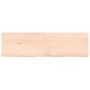 Estante de pared madera maciza roble sin tratar 140x40x(2-6) cm de vidaXL, Estantes y estanterías - Ref: Foro24-363583, Preci...