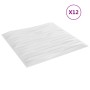 Wandpaneele 12 Stück XPS Stein weiß 50x50 cm 3 m² von vidaXL, Wandverkleidung - Ref: Foro24-356937, Preis: 39,28 €, Rabatt: %