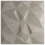 Paneles de pared 24 uds diamante gris hormigón 50x50cm XPS 6 m² von vidaXL, Wandverkleidung - Ref: Foro24-356927, Preis: 63,2...