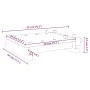 Workbench board with wooden vise 52x44x9.5 cm by vidaXL, Work tables - Ref: Foro24-353786, Price: 73,01 €, Discount: %
